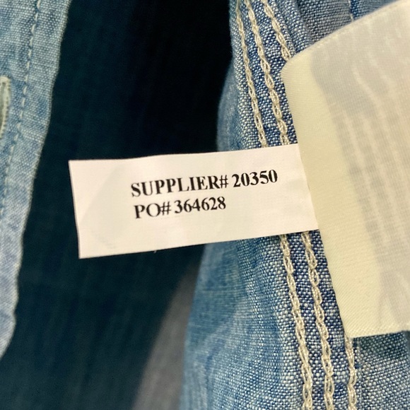 Denim & Supply Ralph Lauren Women Denim Long Sleeve Button-Down Flag Shirt XS. - Picture 6 of 8